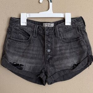 We The Free Charcoal Jean Shorts
